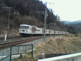 日本国有鉄道　高シマ　185系200番台　デビュー時前面幕　1981〜1985 日本国有鉄道高シマ185系200番台デビュー時前面幕1981〜1985